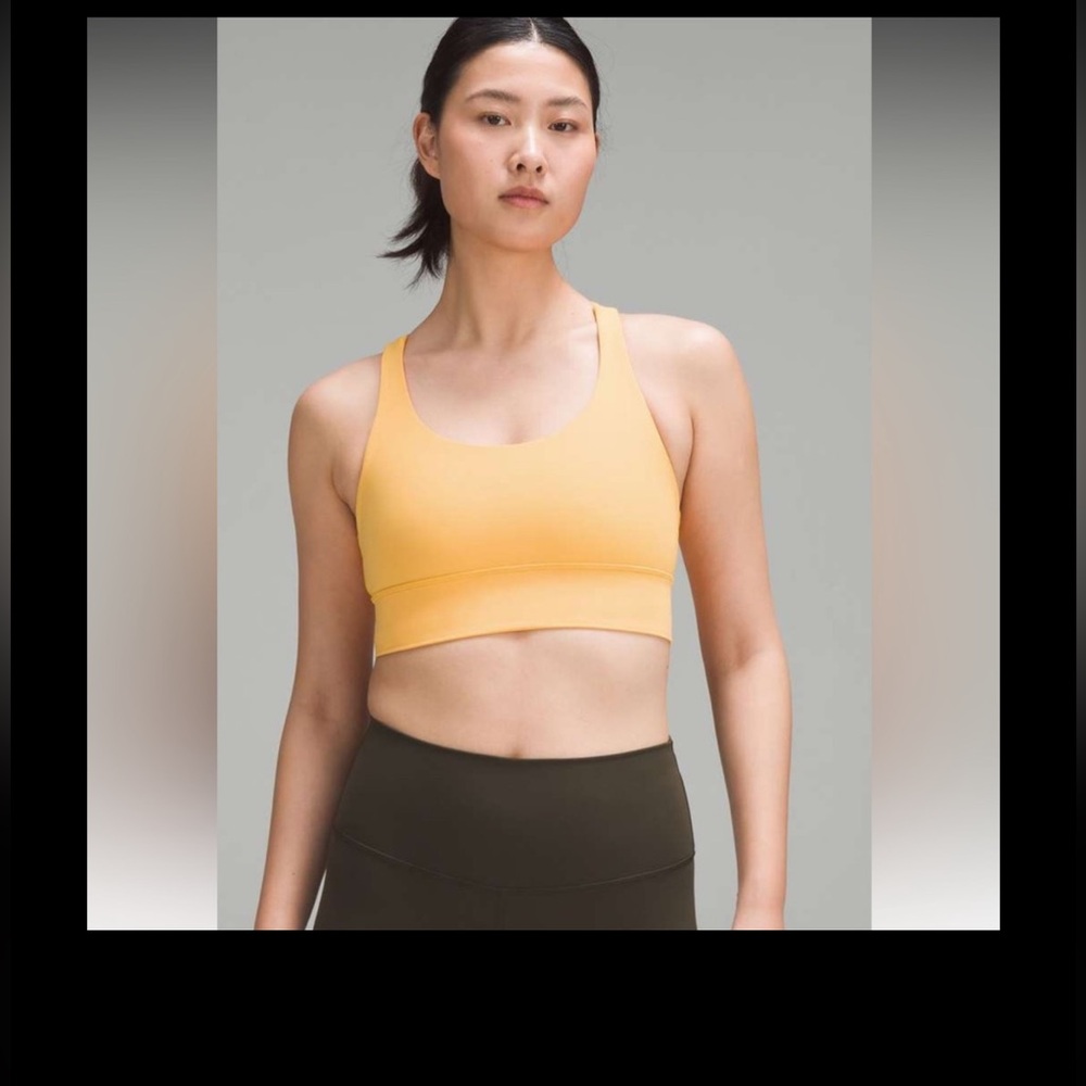 Lululemon Mango Dream Longline Energy bra sz 8